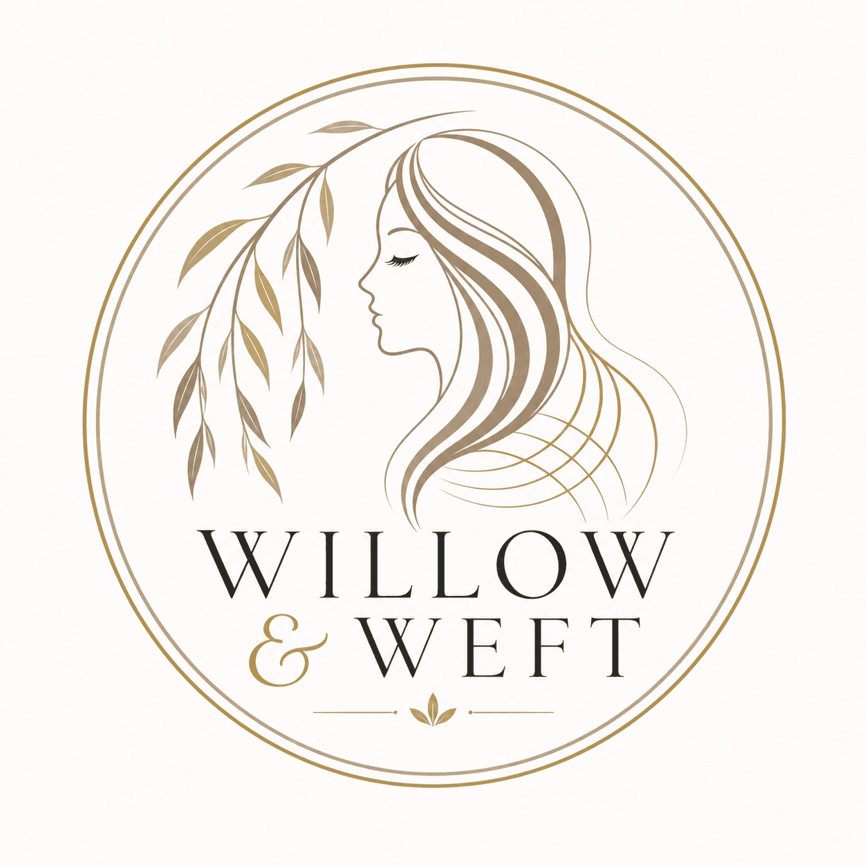 Mock wig store logo